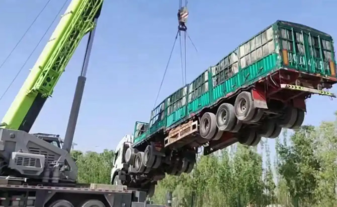 大通道路脱困救援案例